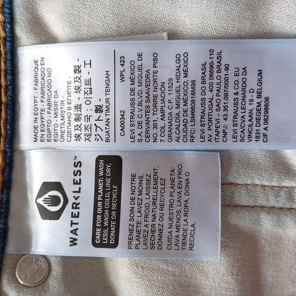 Levi's - Men's 514 33X32 Dark Straight Leg Jeans. Some Factory Fade. Near New⚡ - Picture 6 of 8